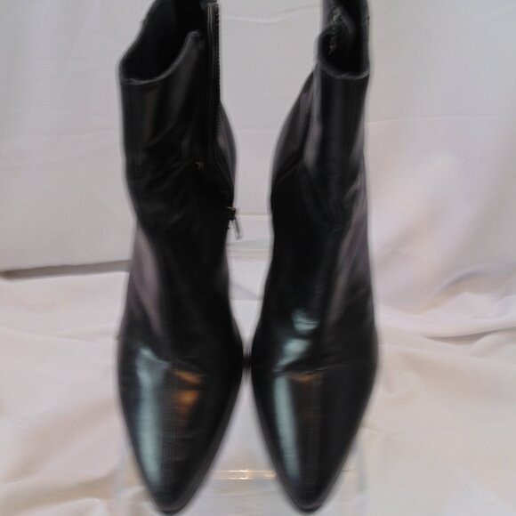 ASOS DESIGN Black Zip-Up Chelsea Boots Men’s Size 12 - Picture 1 of 8